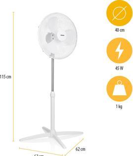 Image du produit Tristar VE-5755 Ventilateur sur pied (57 dB)