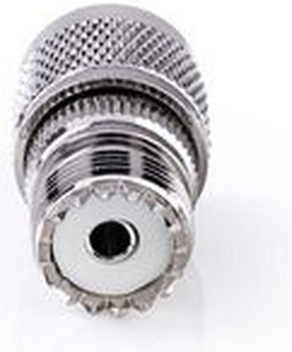 Produktbild Nedis Satelliten- und Antennenadapter N Stecker PL259 Buchse Vernickelt 75 Ohm Gerade Metall Silber (75 dB, Stecker und Verbinder)