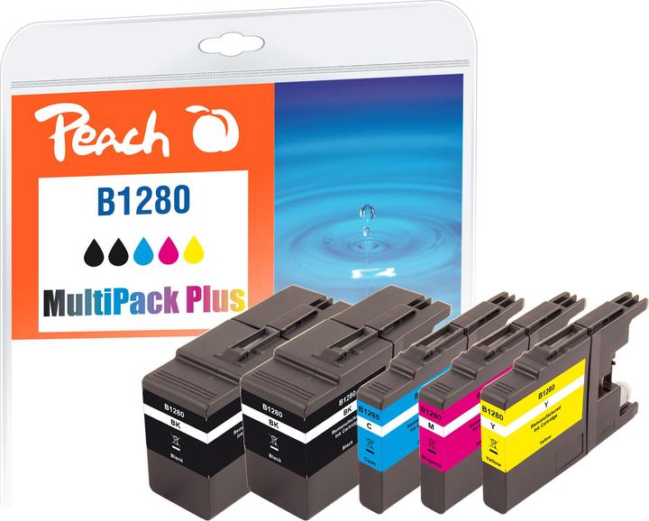 Produktbild Peach Tinte Brother LC-1280 Combi Pack + (C, M, Y)