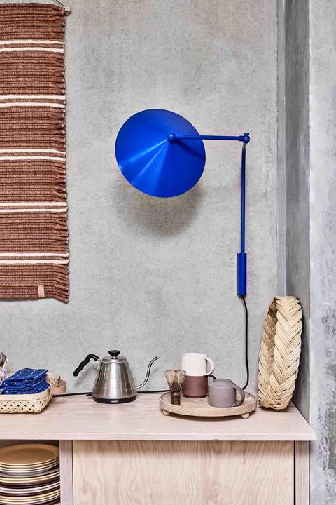 Produktbild OYOY Living Living - Kasa Wall Lamp - Optic Blue (L300711) (0 lm, E27)