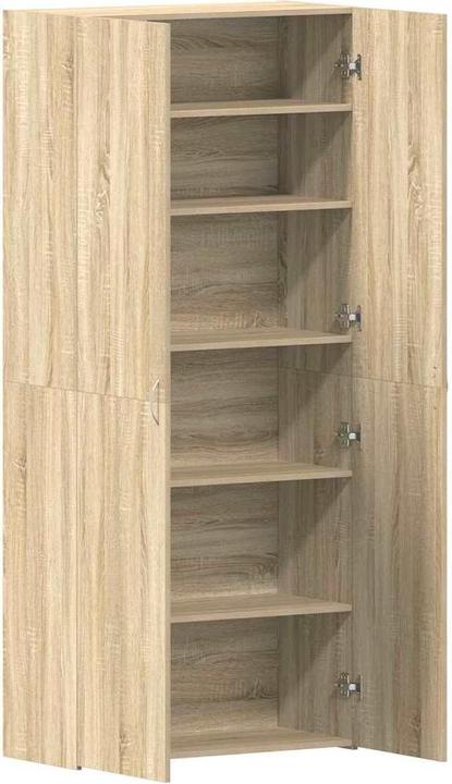 Immagine prodotto vidaXL Scarpiera in rovere Sonoma 80x35,5x180 cm Materiale in legno (80 x 35,5 x 180 cm)