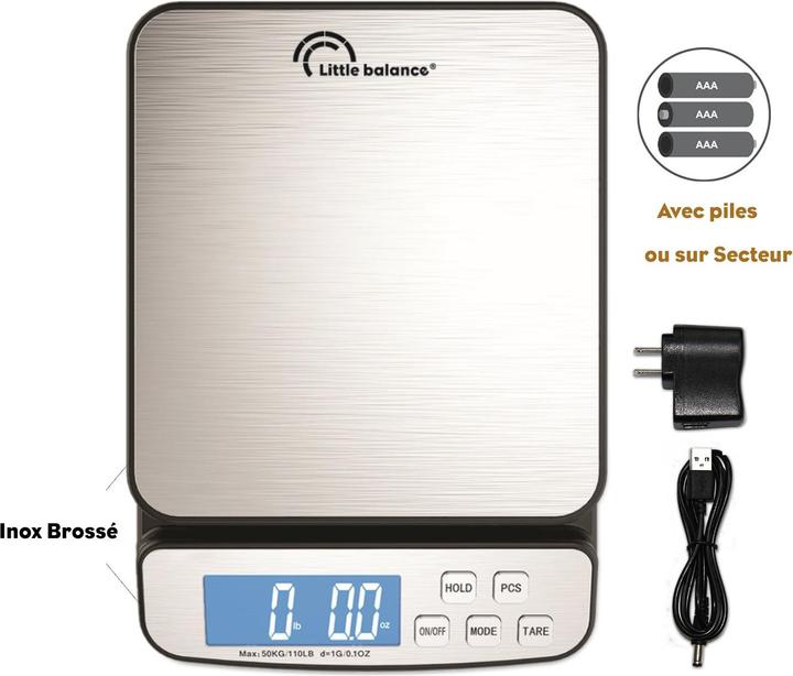 Image du produit Little Balance PESE LETTRES ET COLIS ELECTRONIQUE 30KG/1G - LBO8370