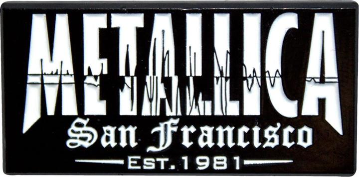 Produktbild Metallica Abzeichen San Francisco Quake ZinkLegierung Emaille