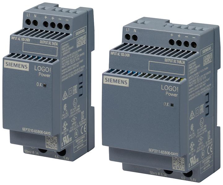 Actual product image Siemens DIN rail power supply (DIN rail