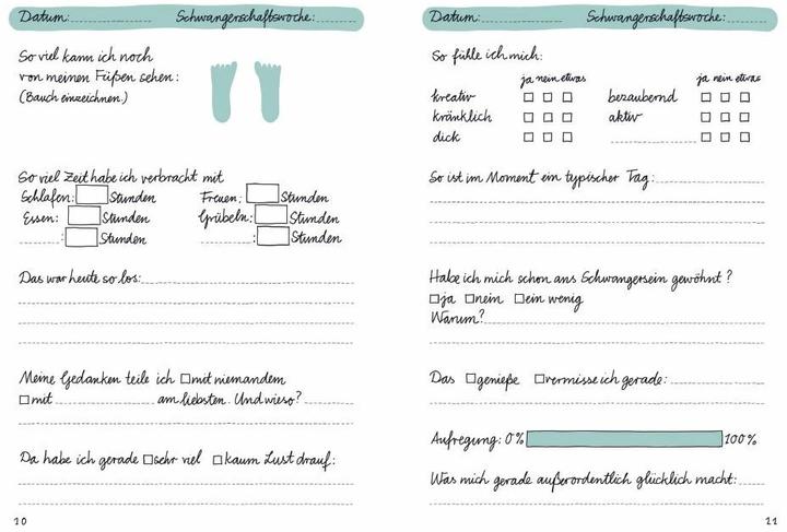 Image du produit Tagebuch - Meine Schwangerschaft (Couverture souple)