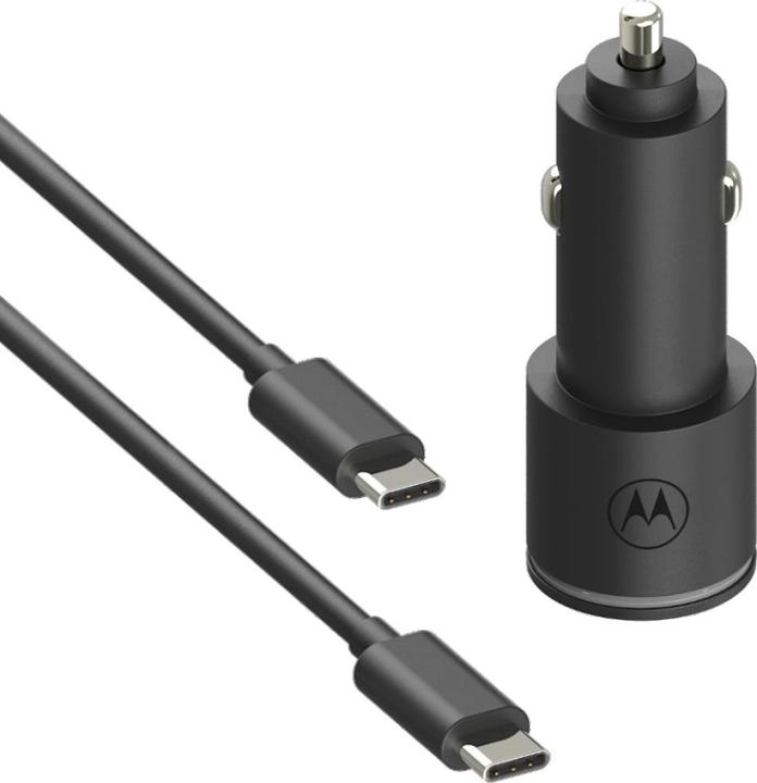 Actual product image Motorola TurboPower 45W car charger USB-A/USB-C