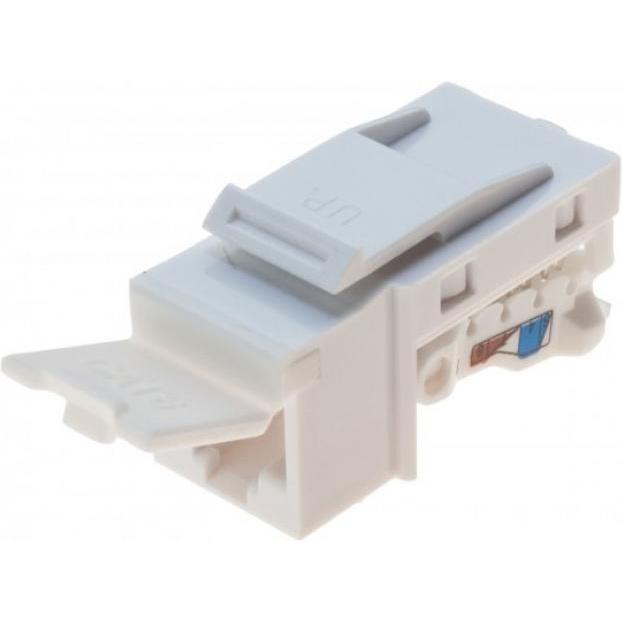 Tecline Anschlussbuchse RJ45, Cat.6 UTP, Keystone-Format Zum Einbau in Modulträger, Datendosen oder IP 44 Au, Server Zub...