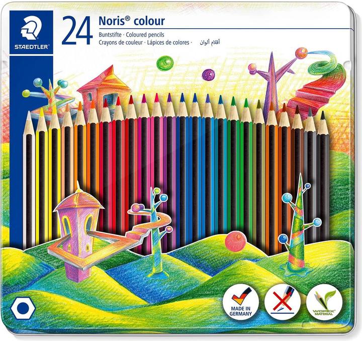 Produktbild Staedtler Buntstift Noris col. 24ST (Mehrfarbig, 24 x)