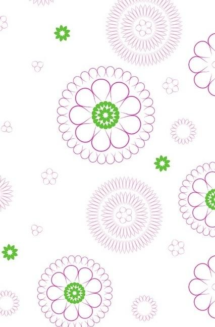 Grün, Mehrfarbig, Pink, Weiss