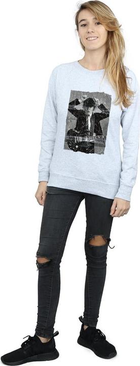 Produktbild AC/DC Angus Young Distressed Photo Sweatshirt (S)