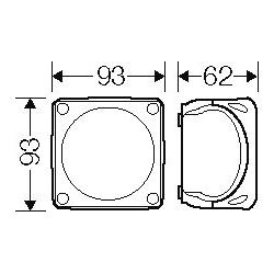 Thumbnail - Hensel, Abzweigdose, Abzweigkasten(LxBxH)62x93x93mm(RAL7035)IP66