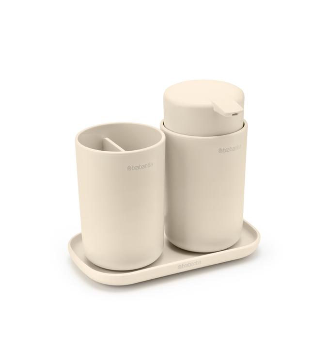 Productafbeelding Brabantia Zeepdispenserset ReNew Set 250 ml, Beige