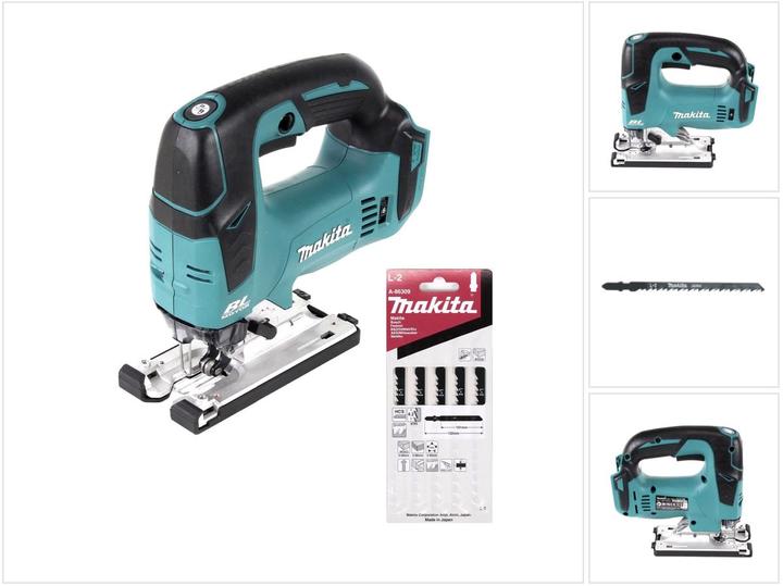 Produktbild Makita DJV 182 Z Akku Pendelhubstichsäge 18V Brushless Solo + 8x Sägeblatt - ohne Akku, ohne Ladeger