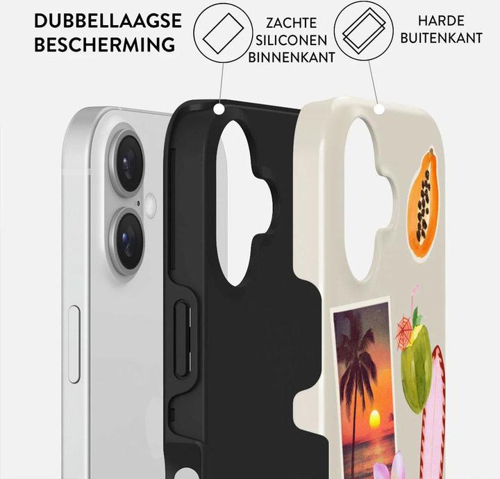Actual product image Burga Tough MagSafe Case Apple iPhone 16 - Sun Chaser (Apple iPhone 16)