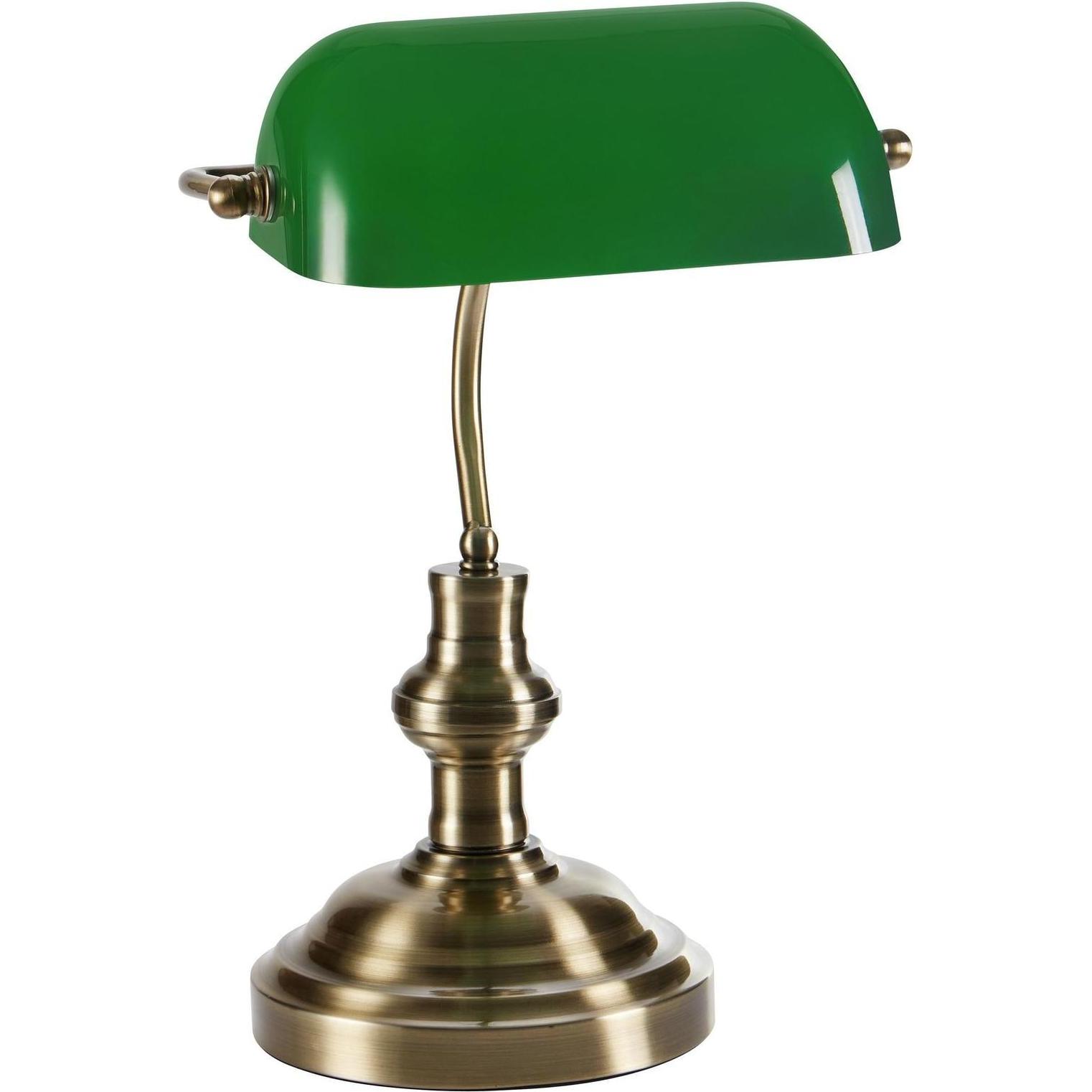 Markslöjd, Lampada da tavolo, Lampada da tavolo Bankers, 42 cm, E14, verde (E14)