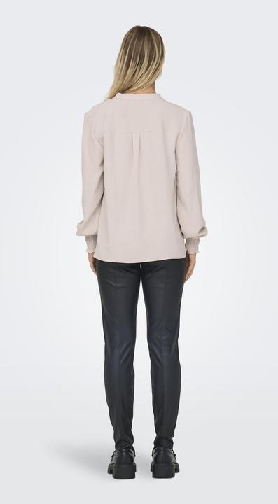 Produktbild Only Normal geschnitten Rundhals Gesmokte Ärmelbündchen Voluminöser Armschnitt Top Top (XS)