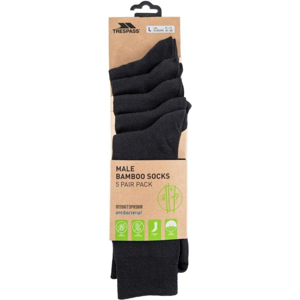 Thumbnail - Trespass, Socken, Daily, Schwarz, (5er Pack, 41 - 45)