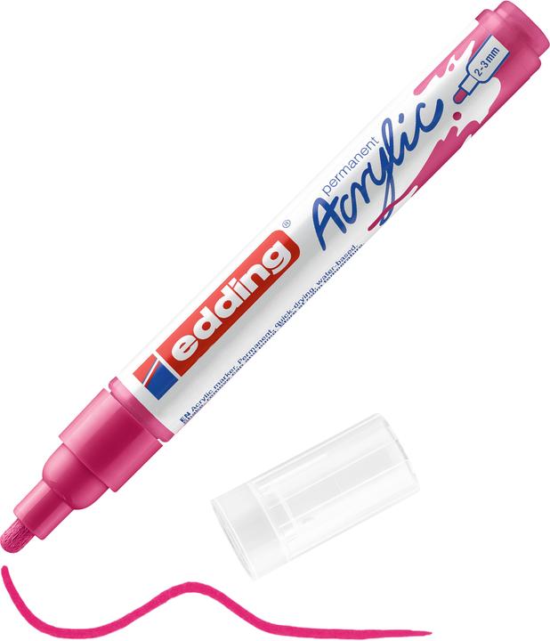 Immagine prodotto Edding Marcatore acrilico 5100 Medio (Magenta blu, 3 mm, 1 x)