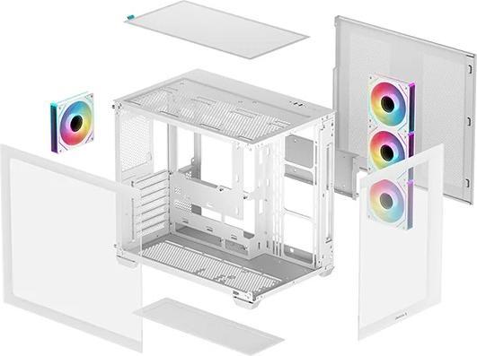 Immagine prodotto Deepcool CG530 4F WH (ATX, mATX, Mini-ITX)
