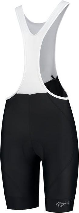 Produktbild Rogelli Laura Radlerhose Damen - Kurze Fahrradhose Gepolstert mit Träger - Schwarz (XL)