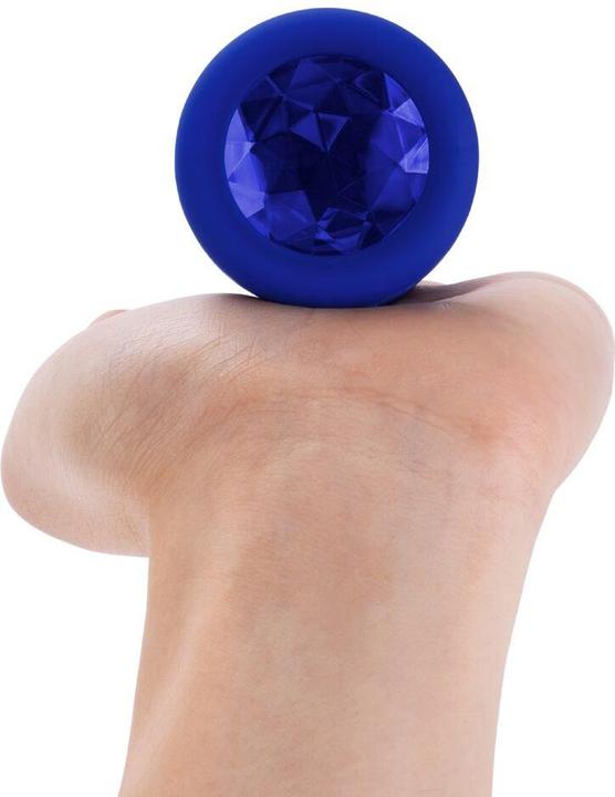 Actual product image B-Vibe Vibrating Jewel Plug L/XL Navy