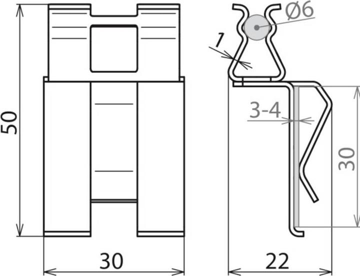 Produktbild Dehn 308140 - 22,4 g - Rack-Zubehör