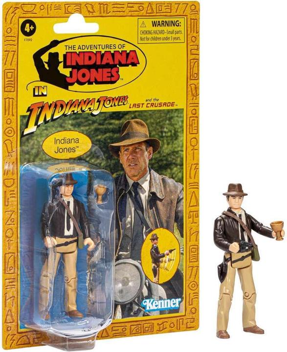 Produktbild Hasbro Indiana Jones Retro Collection figurine Indiana Jones (La Dernière Croisade) 10 cm