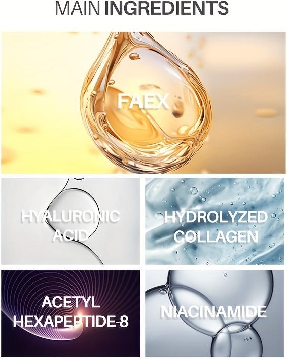 Actual product image PhoneLook 4er-Pack Bio-Kollagen Feuchtigkeitsmasken mit Hyaluronsäure und Niacinamid für alle Hauttypen (100 ml)