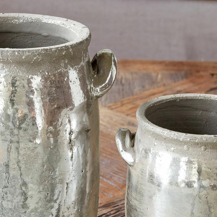 Image du produit Loberon Vase Eleganteque set de 2 pièces argenté (2 x, 4 l)