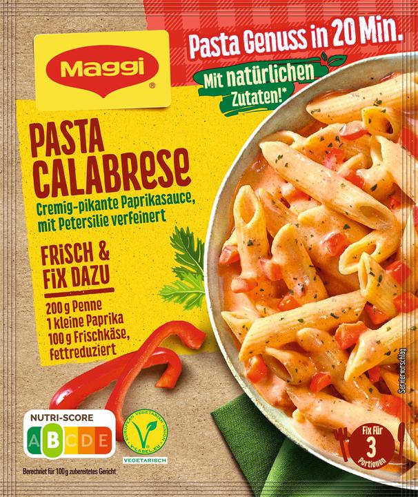 Actual product image Maggi FIX Pasta Calabrese