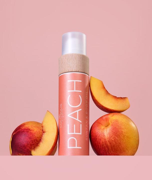 Immagine prodotto Cocosolis Suntan & Body Oil Peach 100ml - Nourishing Body Oil For Sun Tanning (Olio abbronzatura, 100 ml)