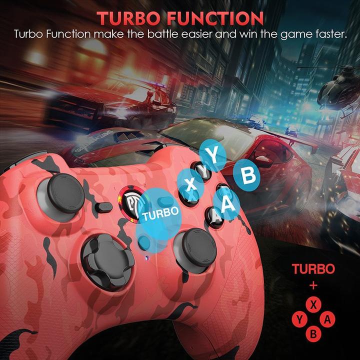 Actual product image EasySMX ESM-9101-RED (PS3, Switch, Android, PC, Steam Machine)