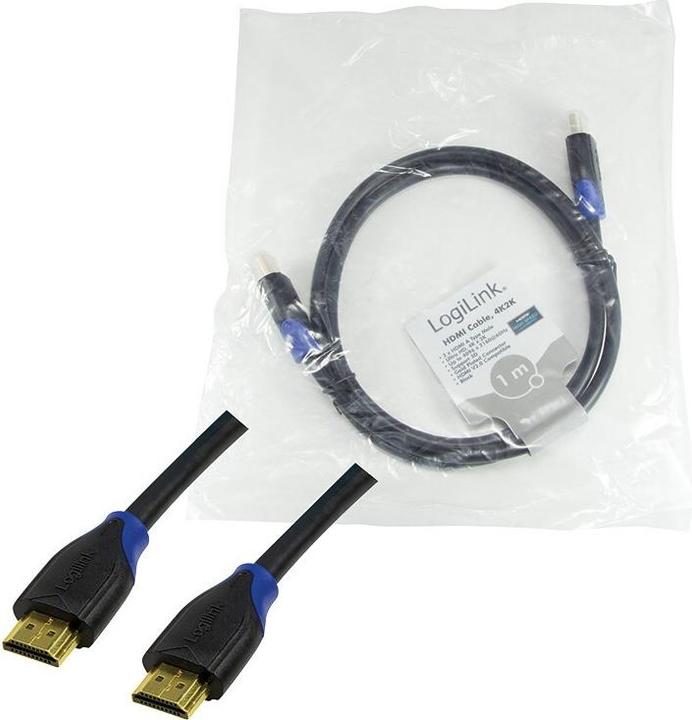 Productafbeelding LogiLink HDMI (Type A) - HDMI (Type A) (1 m, HDMI, 2.0)