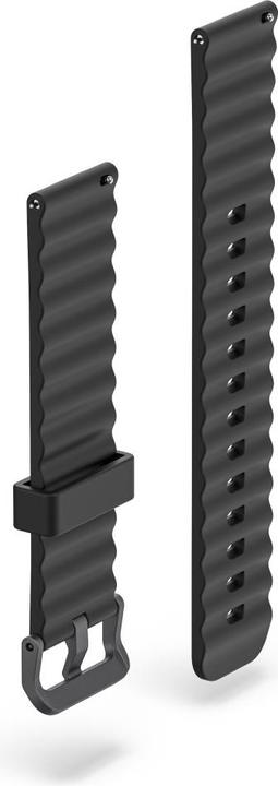 Actual product image Hama Armband zum Wechseln für Smartwatch 7010, Silikon, Schwarz (Silicone)