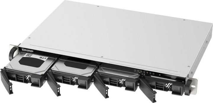 Produktbild QNAP 4-BAY QUAD-CORE 2.0 GHZ SD 1U (0 TB)