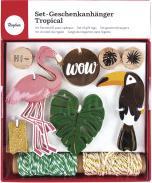 Actual product image Rayher Set gift tags Tropical