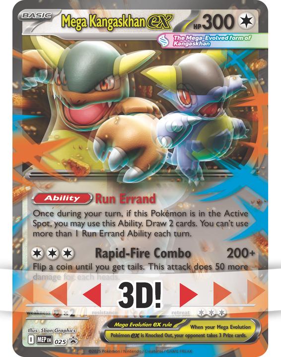 Actual product image Pokémon P-EN Mega Kangaskhan ex Box (English, Box Set & Collection)