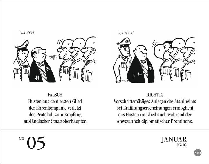 Produktbild Loriot Tagesabreisskalender 2026 (14 x 11 cm)