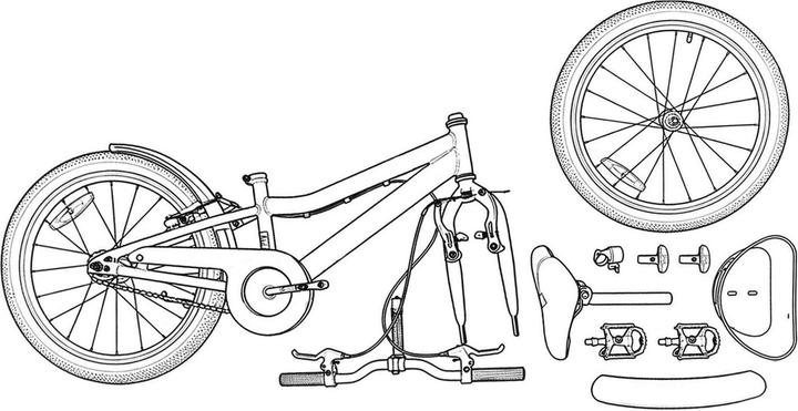 Produktbild vidaXL Kinderfahrrad (20")