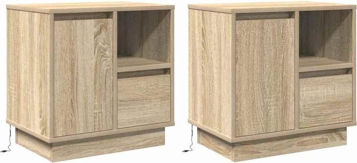 Actual product image vidaXL Bedside table (50 x 34.5 x 50 cm)
