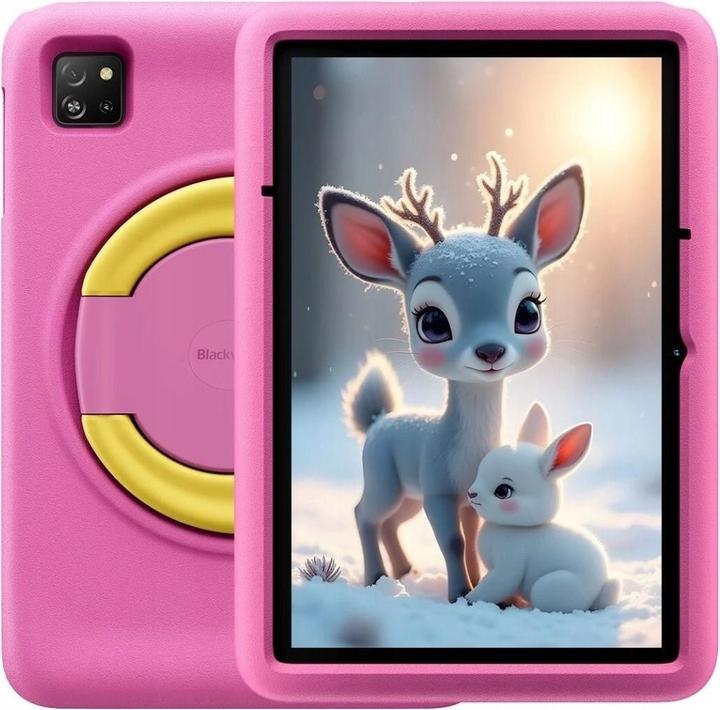 Blackview Tablet Tab 60 Pro Kids 4G 10 HD T606 4GB 128GB 7700-10W A15 Rose Pink (4G, 10.10", 128 GB, Pink)