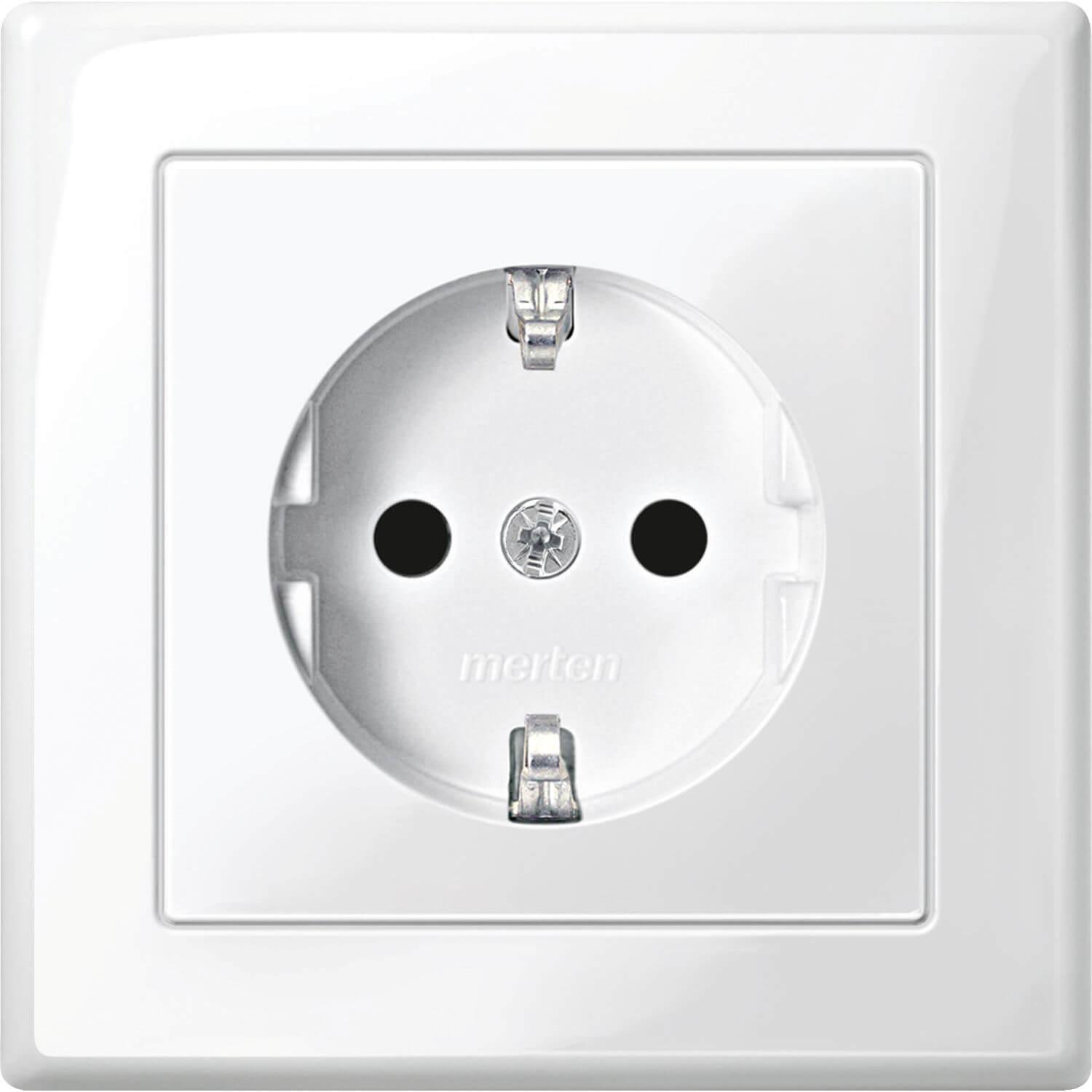 Merten, Steckdose, MEG2300-1419 Steckdose CEE 7/3 Weiss