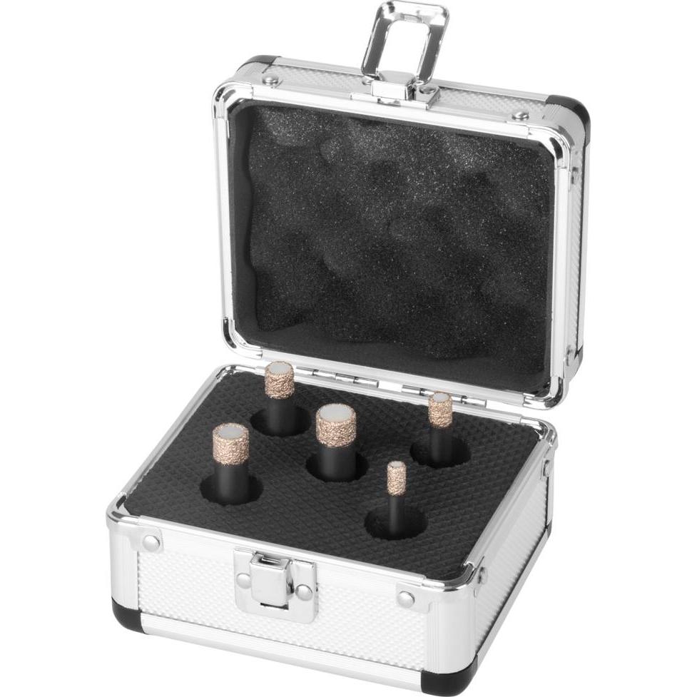 Stahlwerk, Lochsäge, Diamant-Bohrkronen 5er Set 6-14 mm M14 für Winkelschleifer (6 - 14 mm)