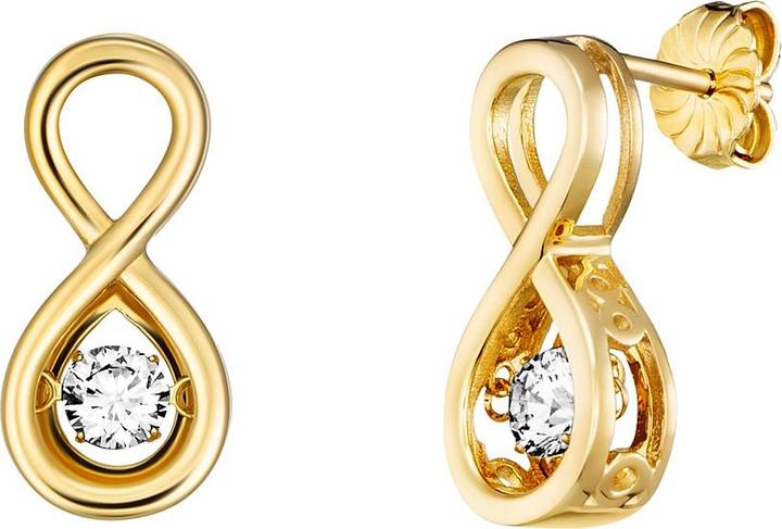 Immagine prodotto Julie Julsen Orecchini con pietra danzante Infinity (Argento 925)