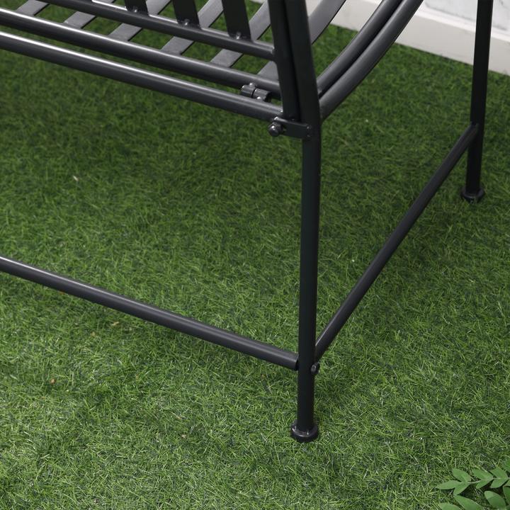 Produktbild Outsunny Gartenbank mit Stapelbarfunktion