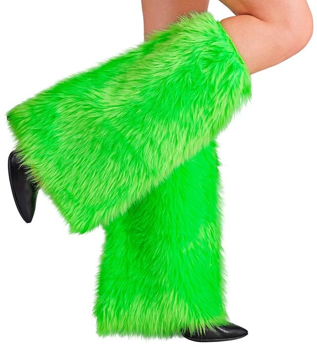 Produktbild Widmann Neon Grüne Plüsch Beinstulpen