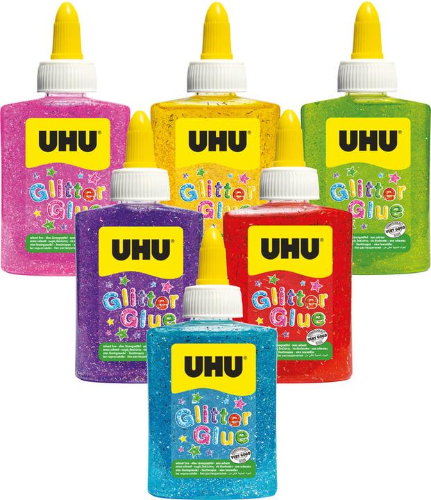 Image du produit UHU GLITTER GLUE - Colle pailletée (90 g, 88.50 ml)