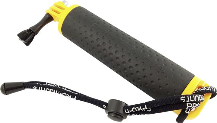 Actual product image PRO-mounts AquaGrip Yellow Handle for GoPro