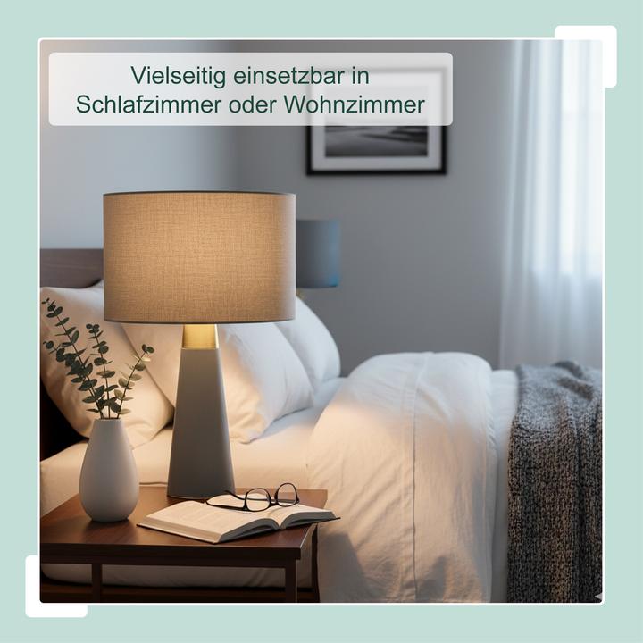 Actual product image Relaxdays table lamp (E27)