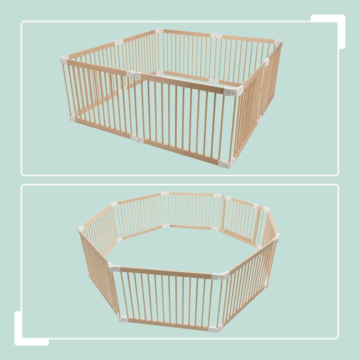 Image du produit Relaxdays Parc pour bébé en pin